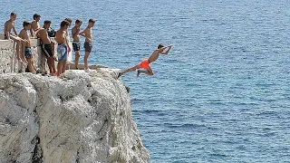 Risky jumps from France's Marseille corniche rise in popularity