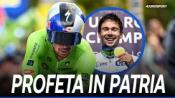 ROGLIC goes wild! He triumphs in the time trial in his native Slovenia at almost 37 years old | C...