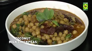 Creamy Coconut Milk Chickpeas Recipe | Vegetarian Curry | Chef Zarnak Sidhwa | Masala TV
