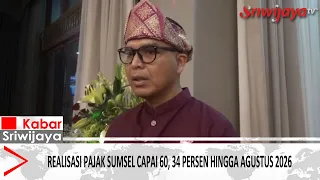 South Sumatra Tax Realization Reaches 60.34 Percent as of August 2026