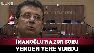 Tough Question for İmamoğlu Live on Air! He Tore Him to Shreds...