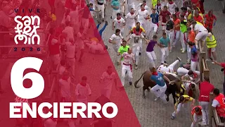 SEXTO ENCIERRO de San Fermín 2026 | Toros de La Palmosilla