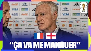 Deschamps' EMOTION for his final match... "I'm going to miss it"