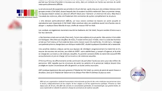 MSF/Resumption of medical activities at Isaïe Jeanty Maternity Hospital