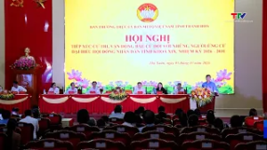 Chủ tịch UBND tỉnh và các ứng cử viên đại biểu HĐND tỉnh tiếp xúc cử tri, vận động bầu cử