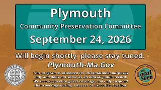 Plymouth Community Preservation Committee: 9/24/26