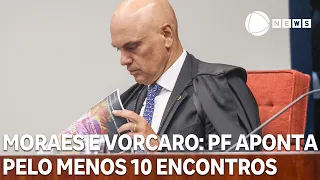 Federal Police point to at least 10 meetings between Moraes and Vorcaro