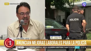 Anuncian mejoras en las condiciones laborales de la policía