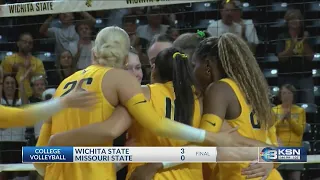 Wilson, Jones lead WSU to sweep of Missouri State in Shocker Volleyball Classic