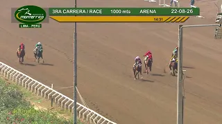 Hipódromo Monterrico - 3ra Carrera 22  Agosto 26