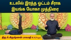 உடலில் இரத்த ஓட்டம் சீராக இயங்க யோகா முத்திரை | Krishnan Balaji | MEGA TV