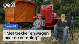 Henk en Stieny gaan met de trekker en pipowagen op vakantie | RTV Oost