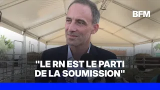Raphaël Glucksmann accuse le RN d'agir "pour les intérêts de la Russie de Vladimir Poutine"