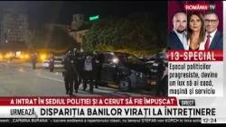Primele imagini cu bărbatul înarmat care a intrat în sediul poliției și a cerut să fie împușcat