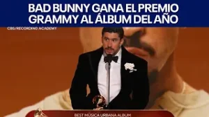 Bad Bunny hace historia en los Grammy al conquistar el premio al álbum del año. | FOX 7 Español