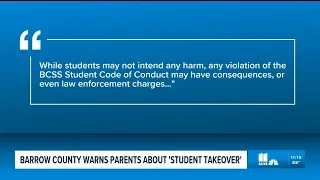 Letter sent to Barrow County parents about social media challenge