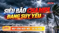 Super Typhoon Champi is weakening | New Day Rhythm 10/24/2026
