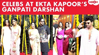 Vicky Jain-Ankita Lokhande To Mouni Roy: Celebs Turn Up For Ganpati Darshan At Ekta Kapoor’s Home