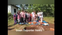 Goan Reporter: Bhoomipujan of Rashtrouli Brahmin Devasthan Hall held at Oshal Bagh.