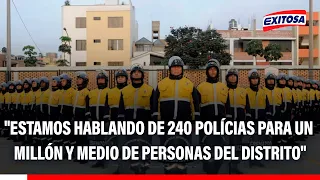 🔴🔵 Bustamante mentions that there are only 8 police stations in the SJL district
