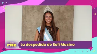 SOFÍA MASINO, 2025 NATIONAL REPRESENTATIVE, SAYS GOODBYE TO THE FNE