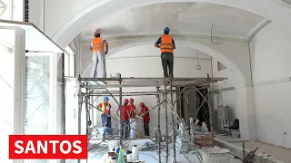 GRADONAČELNIK OBIŠAO RADOVE NAUREĐENJU ENTERIJERA ZGRADE SRPSKE ZADRUŽNE BANKE