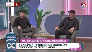 Mario Carrero y Emiliano Muñoz presentan “4 en línea: Prueba de admisión” en el Antel Arena