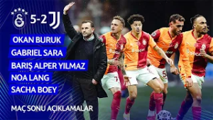 ?️ Teknik direktörümüz Okan Buruk ile oyuncularımızın maç sonu açıklamaları #GSvJUVE #UCL 