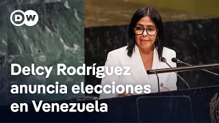 Venezuela's interim president promises elections, but without a date