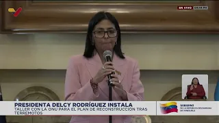 #InVideo📹| President of the Bolivarian Republic of Venezuela, Delcy Rodríguez.