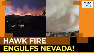 Nevada Wildfire | Hawk Fire Scorches 10,500+ Acres Near Reno | State Of Emergency Declared | N18G