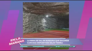 The Salt Mine in Romania that hides sports courts underground 🇷🇴 | Air Europa - En La Mañana