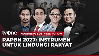 [FULL] RAPBN 2027: Instrumen Untuk Lindungi Rakyat | IBF tvOne
