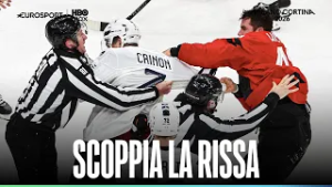 Canada-Francia INFUOCATA! Rissa tra Wilson e Crinon. Intervengono tre arbitri | #MilanoCortina2026