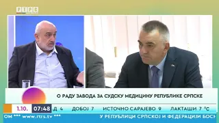 Karan: Zavod za sudsku medicinu Republike Srpske godišnje uradi preko 3.000 uzoraka