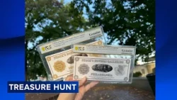 Philadelphia treasure hunters search for hidden prizes in citywide scavenger hunt