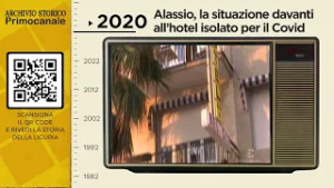 Archivio storico - Alassio, la situazione davanti all'hotel isolato per Covid