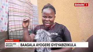 Agataliikonfuufu Ebya maama n’abaana abaakwatiddwa n’obuwanga bwabantu biranze.
