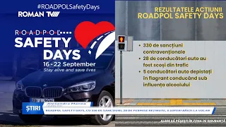Roadpol Safety Days, cu 330 de sancțiuni, 28 de permise reținute, 5 șoferi băuți la volan