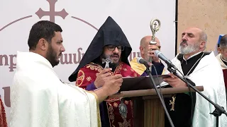 Դարբնիկի նորակառույց Սուրբ Հովհաննես եկեղեցու խաչերի օծման արարողությունը