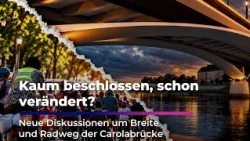 Carola Bridge getting wider – new row in Dresden