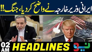 Abbas Araghchi’s Bold Statement Shakes Global Diplomacy | Headlines 02AM | NEO News