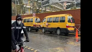 School transportation returns to the daily routine of hundreds of Loja families