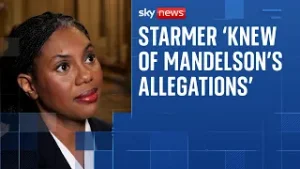 'A national embarrassment': Badenoch welcomes police investigation into Mandelson claims