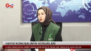 HAYDİ KONUŞALIM - Ş.URFA YEDAM SOSYAL HİZMET UZM. HACER AKTAR VE YEDAM UZM. PSİKOLOG M. SALİH CEYLAN