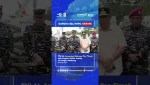 TNI AL AMANKAN RATUSAN TON TIMAH DAN LOGAM TANAH JARANG DI BANGKA BELITUNG