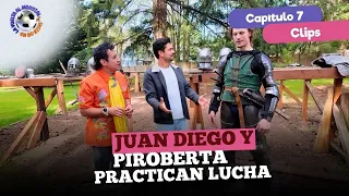 Juan Diego and Piroberta face a medieval duel in Seattle | Around the World in 80 Laughs
