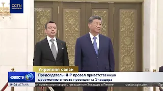 Председатель КНР провел приветственную церемонию в честь президента Эквадора