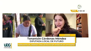 Tonantzin Cárdenas discusses working group following eviction in Mirador San Isidro