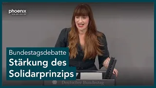 Bundestag, 97. Sitzung: Debatte über die Stärkung des Solidarprinzips | 25.09.26